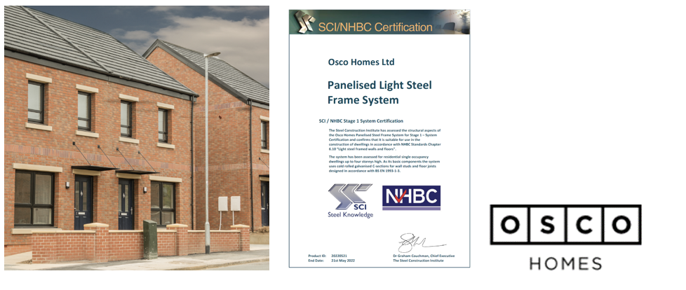 NHBC Stage 1 Certification for Osco Homes